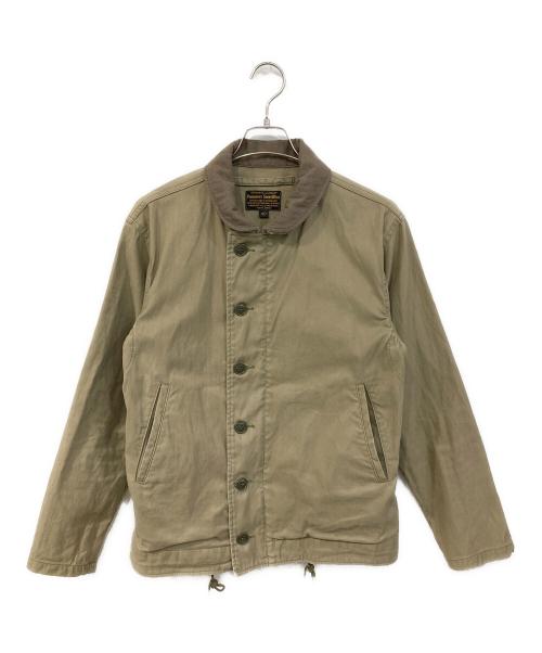 Pherrow's（フェローズ）Pherrow's (フェローズ) N-1 デッキジャケット ブラウン サイズ:SIZE 40の古着・服飾アイテム
