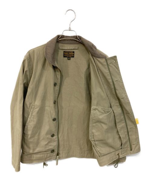 Pherrow's（フェローズ）Pherrow's (フェローズ) N-1 デッキジャケット ブラウン サイズ:SIZE 40の古着・服飾アイテム