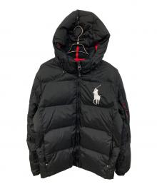 POLO RALPH LAUREN（ポロ・ラルフローレン）の古着「ビッグポニーダウンジャケット」｜ブラック