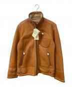 AVIREXアヴィレックス）の古着「MOUTON RIDERS JACKET/「ムートン・ライダース・ジャケット」｜ブラウン