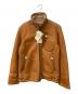 AVIREX（アヴィレックス）の古着「MOUTON RIDERS JACKET/「ムートン・ライダース・ジャケット」｜ブラウン