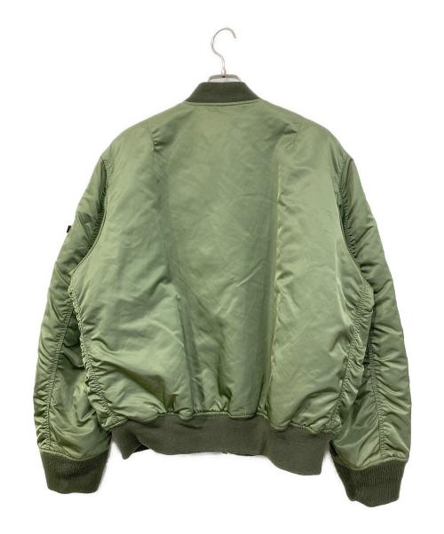 ALPHA（アルファ）ALPHA (アルファ) タイトフィット フライトジャケット グリーン サイズ:SIZE 3Lの古着・服飾アイテム