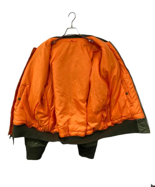 ALPHA（アルファ）ALPHA (アルファ) タイトフィット フライトジャケット グリーン サイズ:SIZE 3Lの古着・服飾アイテム