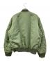 ALPHA (アルファ) タイトフィット フライトジャケット グリーン サイズ:SIZE 3L：12000円