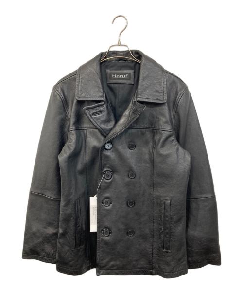 Haruf（ハルフ）Haruf (ハルフ) レザーコート ブラック サイズ:SIZE 3Lの古着・服飾アイテム