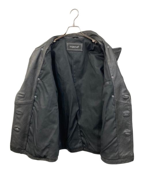 Haruf（ハルフ）Haruf (ハルフ) レザーコート ブラック サイズ:SIZE 3Lの古着・服飾アイテム