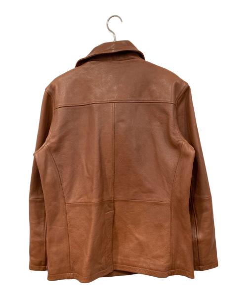 Haruf（ハルフ）Haruf (ハルフ) レザーコート ブラウン サイズ:サイズ表記なしの古着・服飾アイテム