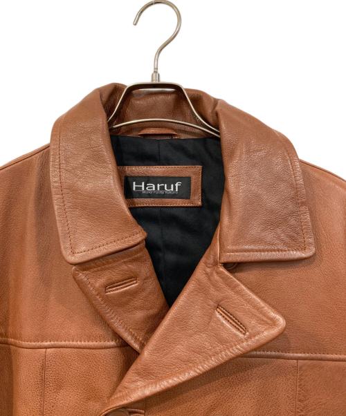 Haruf（ハルフ）Haruf (ハルフ) レザーコート ブラウン サイズ:サイズ表記なしの古着・服飾アイテム