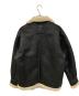 ALPHA (アルファ) B-3 フェイクムートンジャケット ブラック サイズ:SIZE XL：9000円