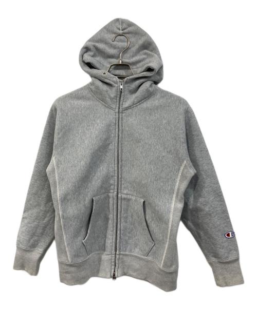 Champion（チャンピオン）Champion (チャンピオン) リバースウィーブウィンドストッパーパーカー グレー サイズ:SIZE Sの古着・服飾アイテム