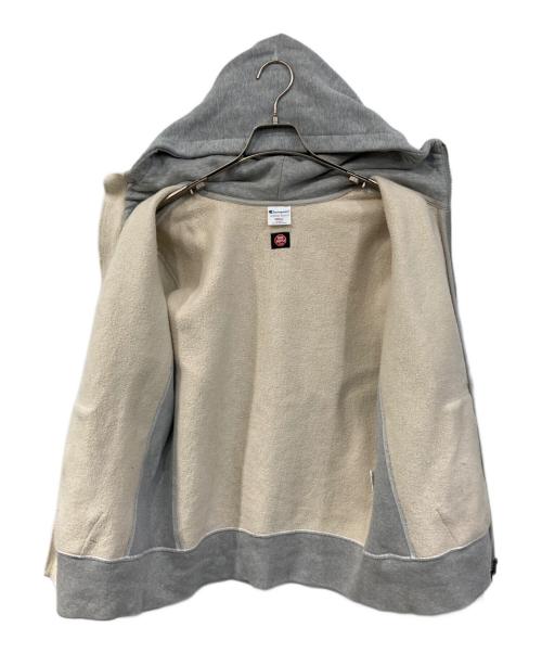 Champion（チャンピオン）Champion (チャンピオン) リバースウィーブウィンドストッパーパーカー グレー サイズ:SIZE Sの古着・服飾アイテム