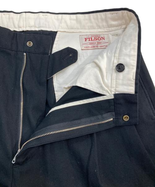 FILSON（フィルソン）FILSON (フィルソン) 2 Tack Chino Trousers/ツータック・チノ・トラウザーズ ブラック サイズ:SIZE Lの古着・服飾アイテム