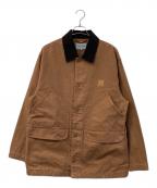 Carhartt WIPカーハート ワーク イン プログレス）の古着「Prescott Coat/プレスコット・コート」｜ブラウン