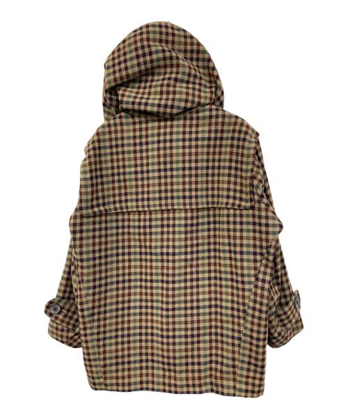 KOLOR（カラー）KOLOR (カラー) チェックダッフルコート ベージュ サイズ:SIZE 2の古着・服飾アイテム