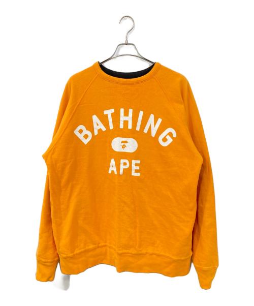 A BATHING APE（アベイシングエイプ）A BATHING APE (アベイシングエイプ) ダブルフェイススウェット ブラック サイズ:SIZE Lの古着・服飾アイテム