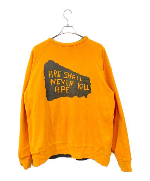 A BATHING APE（アベイシングエイプ）A BATHING APE (アベイシングエイプ) ダブルフェイススウェット ブラック サイズ:SIZE Lの古着・服飾アイテム