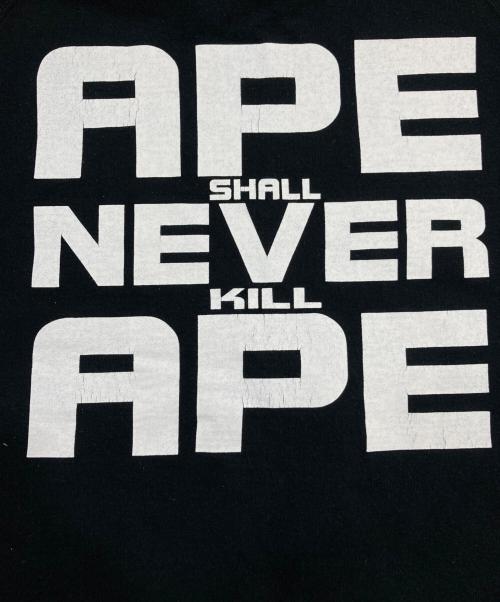 A BATHING APE（アベイシングエイプ）A BATHING APE (アベイシングエイプ) ダブルフェイススウェット ブラック サイズ:SIZE Lの古着・服飾アイテム