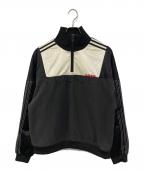 adidas×ALEXANDER WANGアディダス×アレキサンダー・ワン）の古着「HALF ZIP TRACK JACKET/ハーフ・ジップ・トラック・ジャケット」｜ブラック