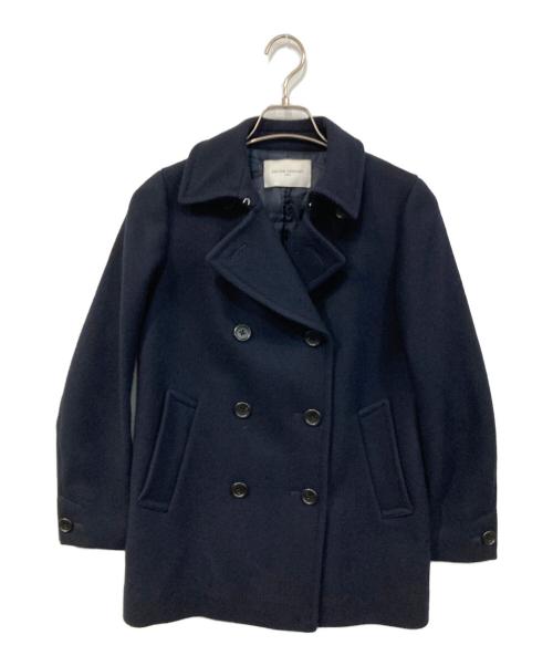 UNITED ARROWS（ユナイテッドアローズ）UNITED ARROWS (ユナイテッドアローズ) カルゼメルトンダブルP コート ネイビー サイズ:36の古着・服飾アイテム
