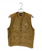 THE NORTH FACEザ ノース フェイス）の古着「Firefly Camp Vest/ファイヤーフライ キャンプ ベスト」｜ベージュ