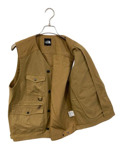 THE NORTH FACE（ザ ノース フェイス）THE NORTH FACE (ザ ノース フェイス) Firefly Camp Vest/ファイヤーフライ キャンプ ベスト ベージュ サイズ:SIZE Lの古着・服飾アイテム