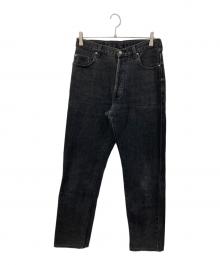 RRL（ダブルアールエル）の古着「後染めブラックデニムパンツ」｜ブラック