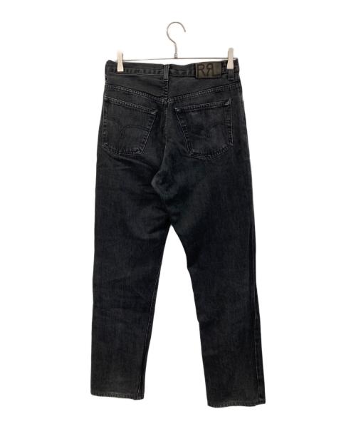 RRL（ダブルアールエル）RRL (ダブルアールエル) 後染めブラックデニムパンツ ブラック サイズ:不明の古着・服飾アイテム