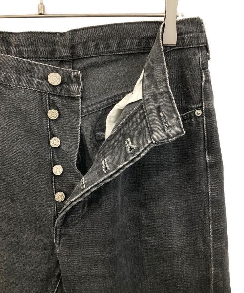 RRL（ダブルアールエル）RRL (ダブルアールエル) 後染めブラックデニムパンツ ブラック サイズ:不明の古着・服飾アイテム