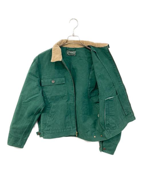 POLO COUNTRY（ポロカントリー）POLO COUNTRY (ポロカントリー) ダックキャンパスワークジャケット グリーン×ベージュ サイズ:SIZE Mの古着・服飾アイテム