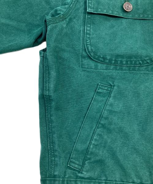 POLO COUNTRY（ポロカントリー）POLO COUNTRY (ポロカントリー) ダックキャンパスワークジャケット グリーン×ベージュ サイズ:SIZE Mの古着・服飾アイテム