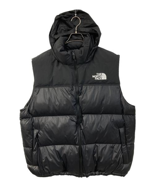 THE NORTH FACE（ザ ノース フェイス）THE NORTH FACE (ザ ノース フェイス) NUPTSE VEST ON BALL/ヌプシ・オン・ボール・ベスト ブラック サイズ:SIZE 3XLの古着・服飾アイテム
