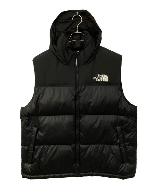 THE NORTH FACE（ザ ノース フェイス）THE NORTH FACE (ザ ノース フェイス) NUPTSE VEST ON BALL/ヌプシ・オン・ボール・ベスト ブラック サイズ:SIZE 2XLの古着・服飾アイテム