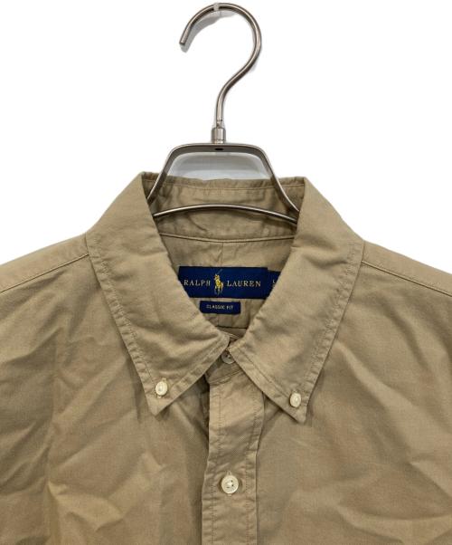 RALPH LAUREN（ラルフローレン）RALPH LAUREN (ラルフローレン) ボタンダウンシャツ ブラウン サイズ:SIZE Lの古着・服飾アイテム