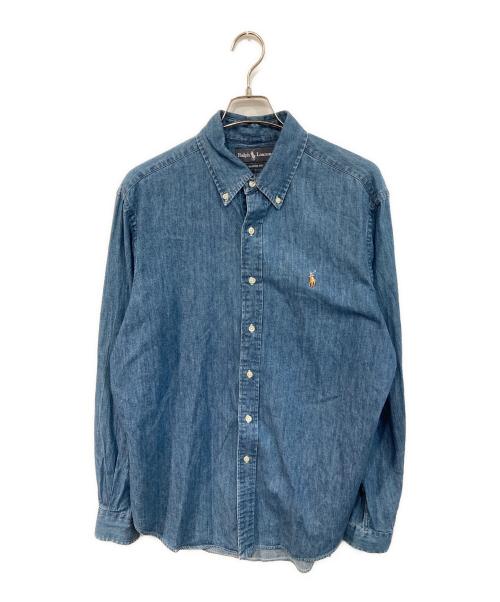 RALPH LAUREN（ラルフローレン）RALPH LAUREN (ラルフローレン) デニムシャツ インディゴ サイズ:SIZE Lの古着・服飾アイテム