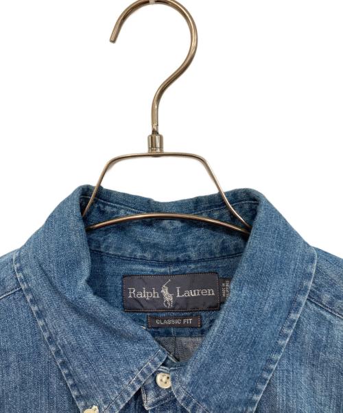 RALPH LAUREN（ラルフローレン）RALPH LAUREN (ラルフローレン) デニムシャツ インディゴ サイズ:SIZE Lの古着・服飾アイテム
