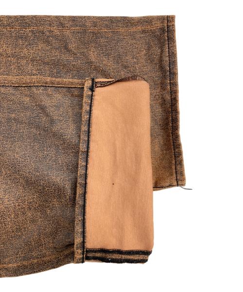 stussy（ステューシー）stussy (ステューシー) BIG OL JEAN COATED COTTON/ビッグ・オール・ジーンズ・コーテッド・コットン ブラウン サイズ:SIZE 30の古着・服飾アイテム