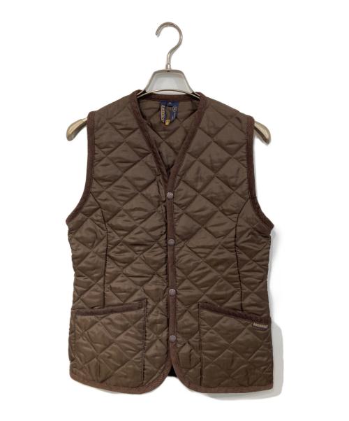 LAVENHAM（ラベンハム）LAVENHAM (ラベンハム) キルティングベスト ブラウン サイズ:SIZE 36の古着・服飾アイテム