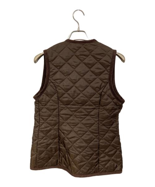 LAVENHAM（ラベンハム）LAVENHAM (ラベンハム) キルティングベスト ブラウン サイズ:SIZE 36の古着・服飾アイテム