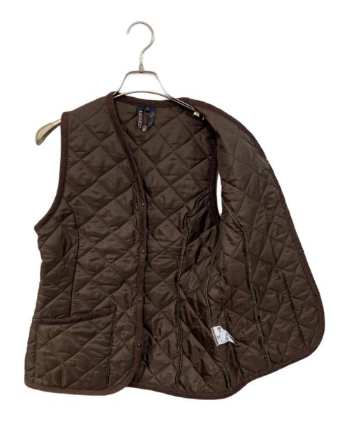 LAVENHAM（ラベンハム）LAVENHAM (ラベンハム) キルティングベスト ブラウン サイズ:SIZE 36の古着・服飾アイテム