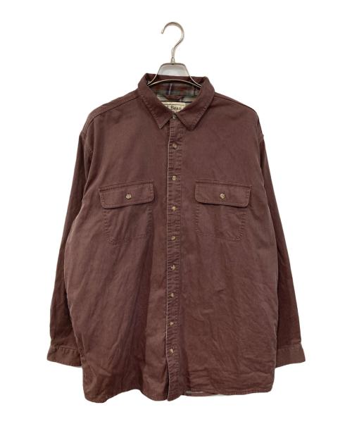 L.L.Bean（エルエルビーン）L.L.Bean (エルエルビーン) シャツジャケット レッド サイズ:SIZE XLの古着・服飾アイテム