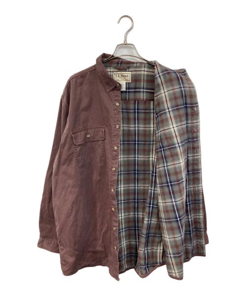 L.L.Bean（エルエルビーン）L.L.Bean (エルエルビーン) シャツジャケット レッド サイズ:SIZE XLの古着・服飾アイテム