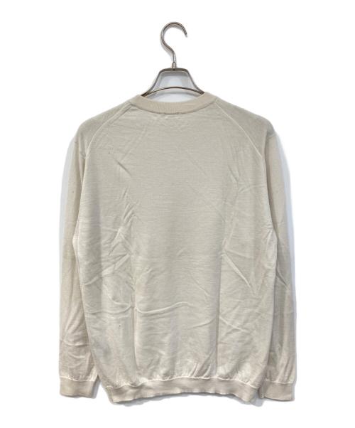 H BEAUTY&YOUTH（エイチ ビューティー&ユース）H BEAUTY&YOUTH (エイチ ビューティー&ユース) カシミヤニット アイボリー サイズ:SIZE Lの古着・服飾アイテム
