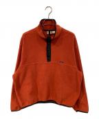 WOOLRICHウールリッチ）の古着「フリースプルオーバー」｜オレンジ