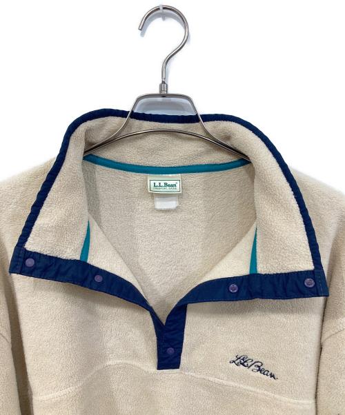 L.L.Bean（エルエルビーン）L.L.Bean (エルエルビーン) フリースプルオーバー アイボリー サイズ:なしの古着・服飾アイテム