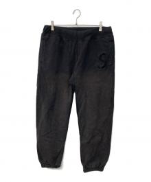 SUPREME（シュプリーム）の古着「Tonal S Logo Sweatpant/トーナル・エス・ロゴ・スウェットパンツ」｜ブラック