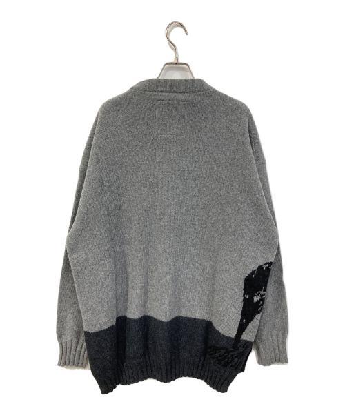 EMPORIO ARMANI（エンポリオ アルマーニ）EMPORIO ARMANI (エンポリオ アルマーニ) オーバーサイズニット グレー サイズ:SIZE Mの古着・服飾アイテム