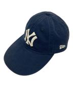 New Era×POLO RALPH LAURENニューエラ×ポロ・ラルフローレン）の古着「キャップ」｜ネイビー