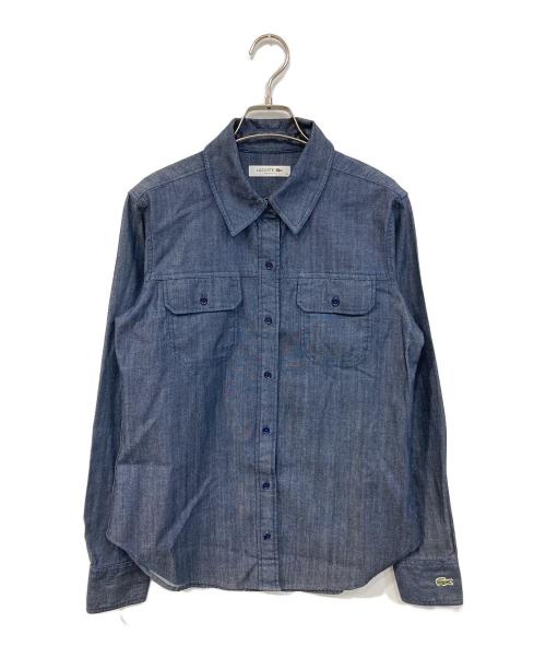 LACOSTE（ラコステ）LACOSTE (ラコステ) デニムシャツ インディゴ サイズ:36の古着・服飾アイテム