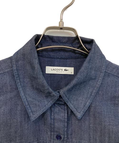 LACOSTE（ラコステ）LACOSTE (ラコステ) デニムシャツ インディゴ サイズ:36の古着・服飾アイテム