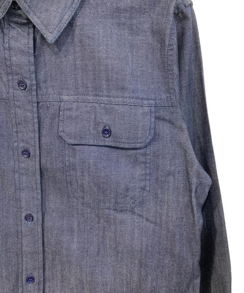 LACOSTE（ラコステ）LACOSTE (ラコステ) デニムシャツ インディゴ サイズ:36の古着・服飾アイテム